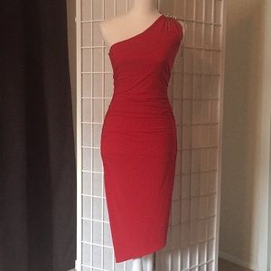 Laundry by Shelli Segal Red cocktail dress